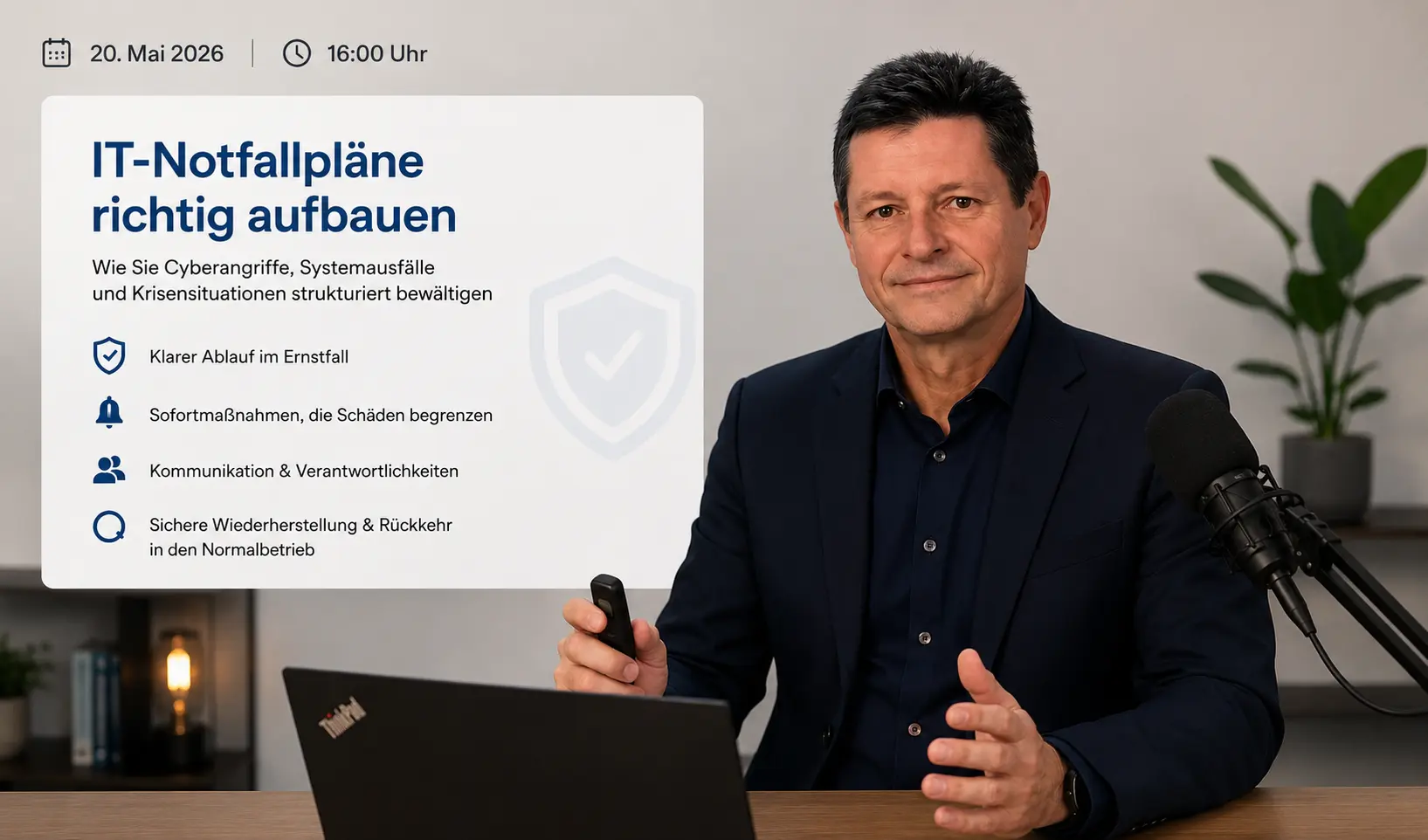 Webinar: Notfallplan in der IT-Sicherheit